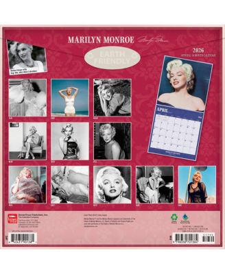 Marilyn Monroe OFFICIAL | 2026 12 x 24 Inch (Hanging) Monthly Square Wall Calendar | Foil Stamped Cover | Plastic-Free