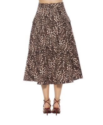 Women's Avery Cargo Midi Skirt with Belt Loops