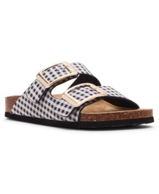 Bodie Buckle Footbed Slide Sandals