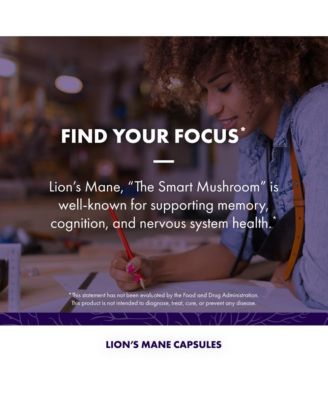 Lion's Mane Capsules, 240 ct (Pack of Two 120 ct Units)