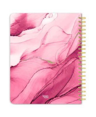 Crackled Blush | 2026 6 x 7.75 Inch Weekly Desk Planner | Foil Stamped Cover
