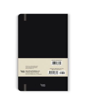 Pantone OFFICIAL Black | 5.25 x 8.25 Inch Lined Compact Journal | Non-Dated