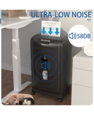 19-Sheet Cross Cut Paper Shredder, Heavy Duty 7.93 Gallon Ultra Quiet Shredder