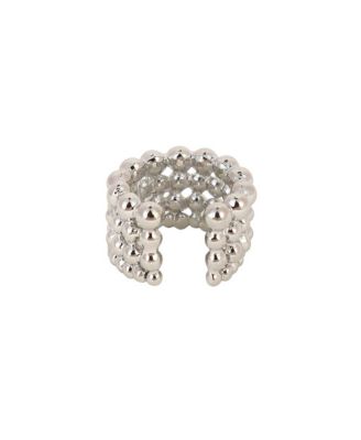Women's The Dewdrop Statement Ring - Chrome Silver