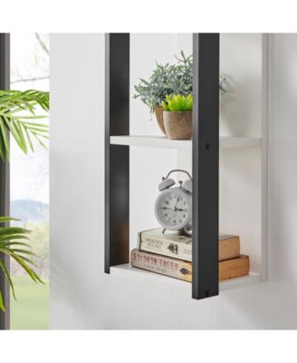 Recife Vertical Three-Tier Cube Wall Shelf