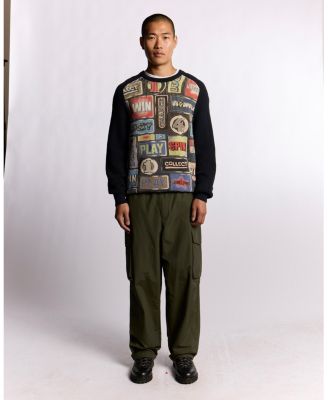 Men's Fruit Machine Graphic Crew Neck Jumper