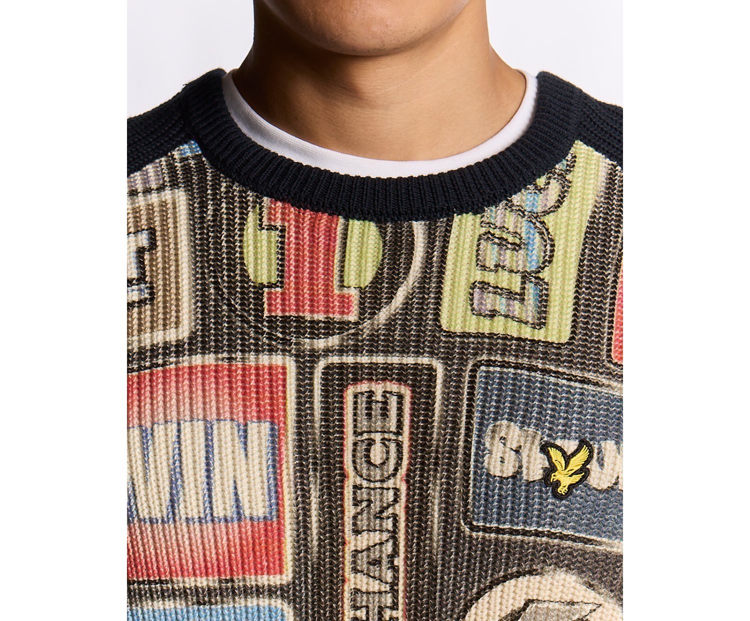 Men's Fruit Machine Graphic Crew Neck Jumper