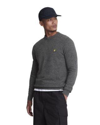Men's Lambswool Blend Crew Neck Sweater