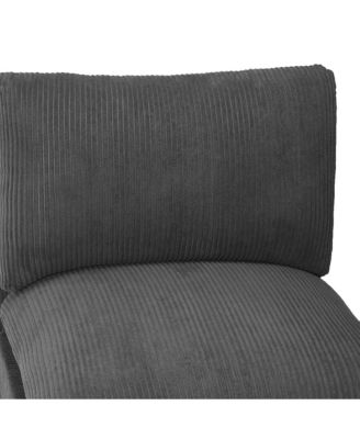  68.5" Corduroy Upholstered Indoor Chaise Lounge Chair