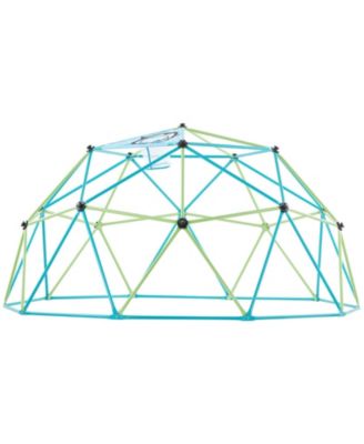 Climbing Dome, 10 ft Geometric Dome Climber with Octopus Net and 2 Basketballs, 1000 lb Capacity