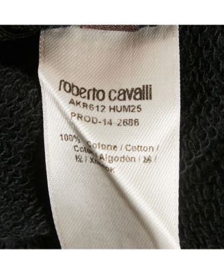 Women's Black/green Printed Cotton Sweatshirt