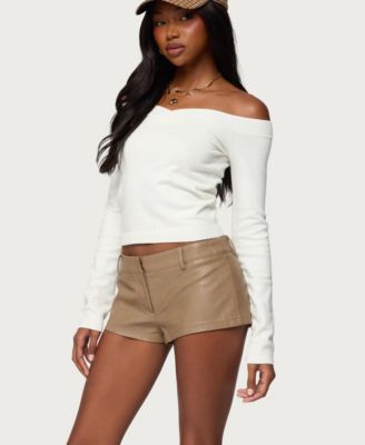 Women's Leatrice Off Shoulder Knit Top