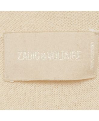 Women's Cream Boucle Open Front Daphnee Cardigan