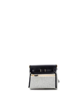 20 Herbag Zip Toile and Leather