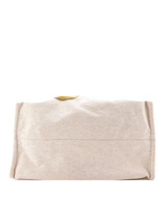 Pre-Owned HERMES La Plage Beach Tote Bag Printed Canvas