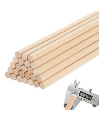 Wooden Dowel Rods Birch Craft Sticks for DIY and Woodworking Projects