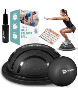 Half Balance Ball Trainer – Stability Ball for Full Body Workout, Exercise & Physical Therapy