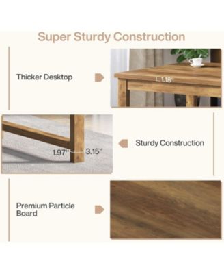 Modern Computer Desk, 63 x 31.5 inch Large Office Desk Computer Table Study Writing Table