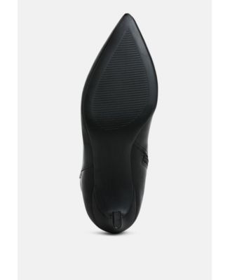 Womens Migelo Faux Leather Ankle Boots Women