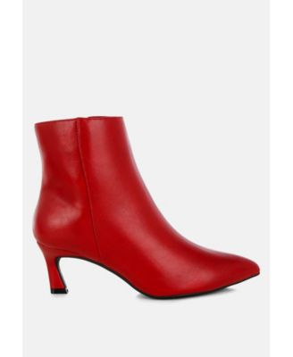 Womens Migelo Faux Leather Ankle Boots Women