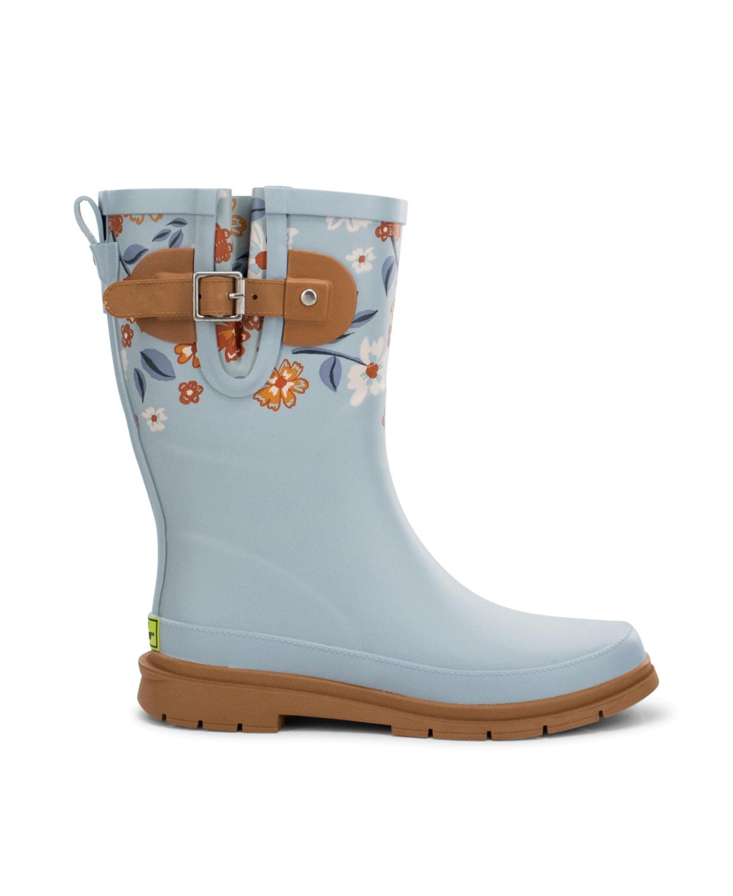 Женские ботинки Western Chief Meadow Mist Mid Rain Boot, цвет: Синий — фото 2