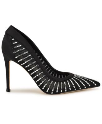 Women's Feresah Embellished Mesh Stiletto Dress Pumps