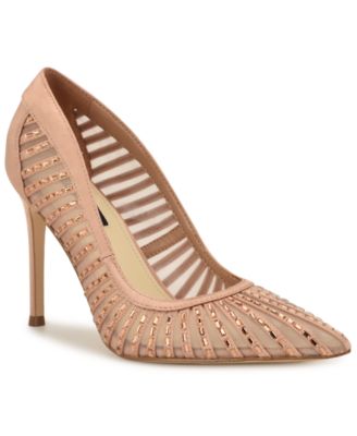 Women's Feresah Embellished Mesh Stiletto Dress Pumps
