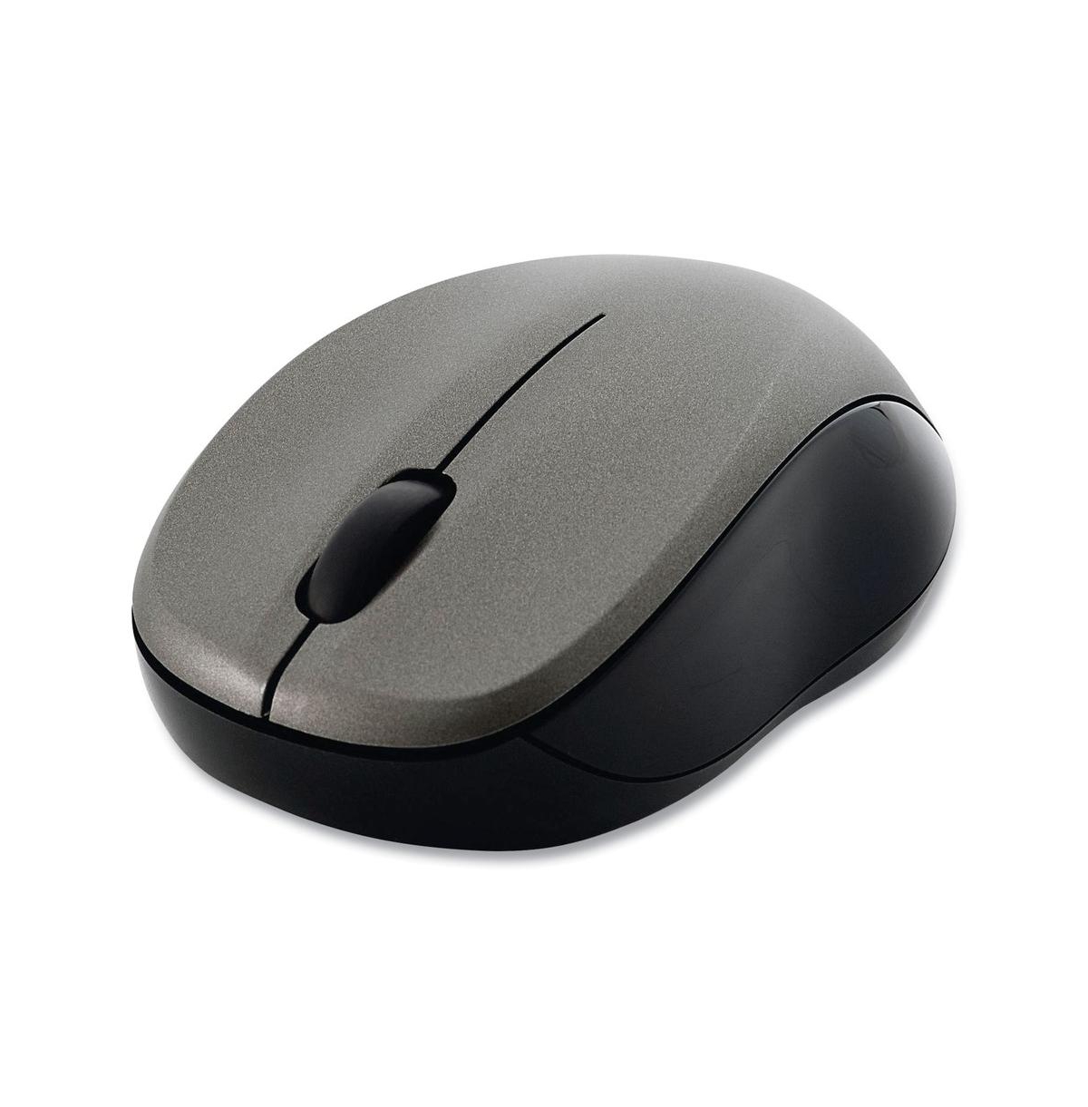 Verbatim 99769 2.4 GHz Frequency/32.8 ft Wireless Range Left/Right Hand Use Silent Wireless Blue Led Mouse - Graphite