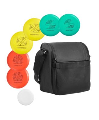 Disc Golf Set 6-Piece Starter Kit with Discs Marker and Backpack