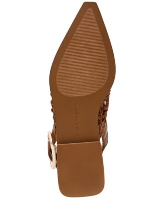 Women's Shay-C Crochet Detail Slingback Ballet Flats