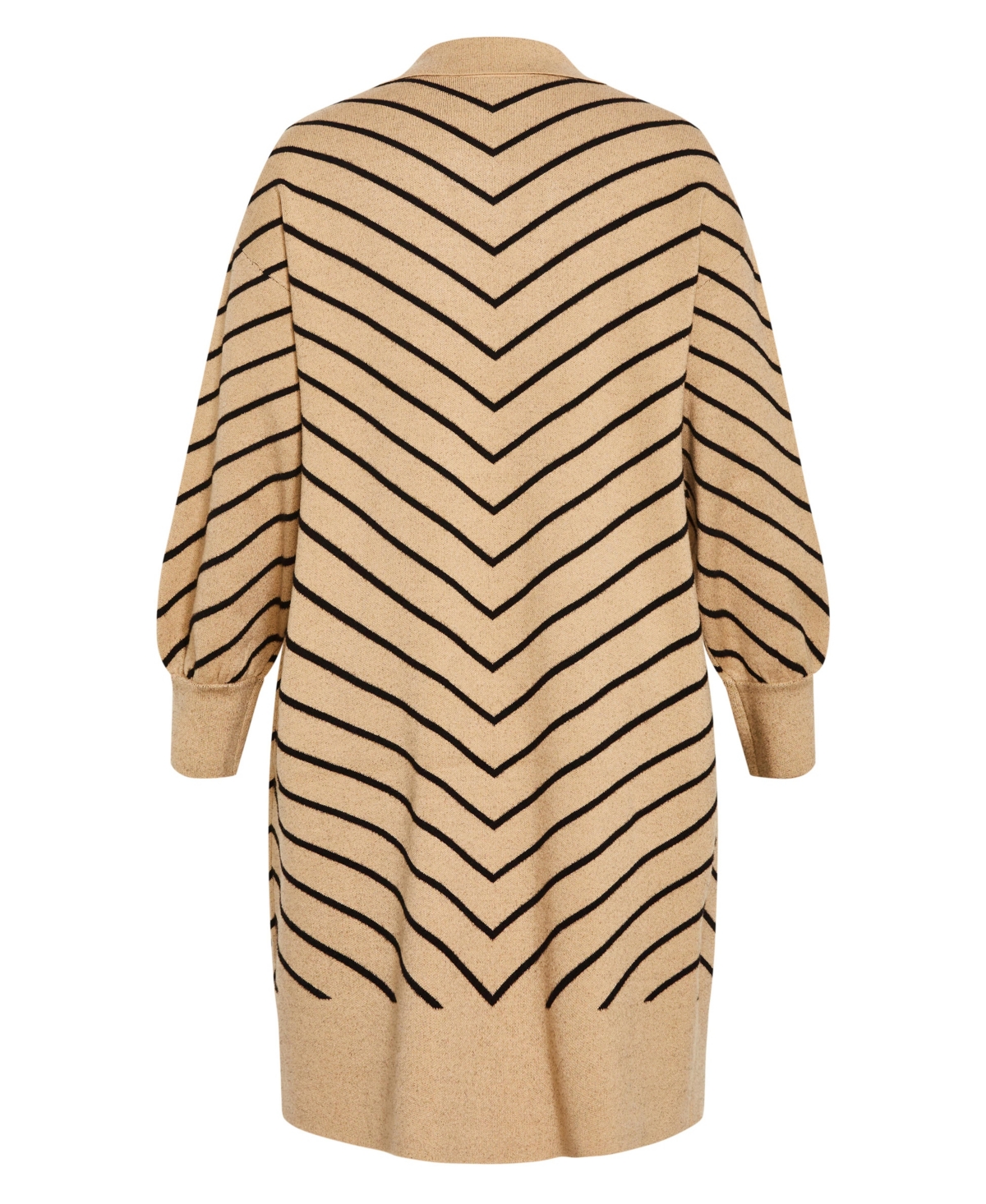 City Chic Women's Plus Stripe Ivy Cardigan
