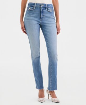 Women's High-Rise Mini Bootcut Jeans