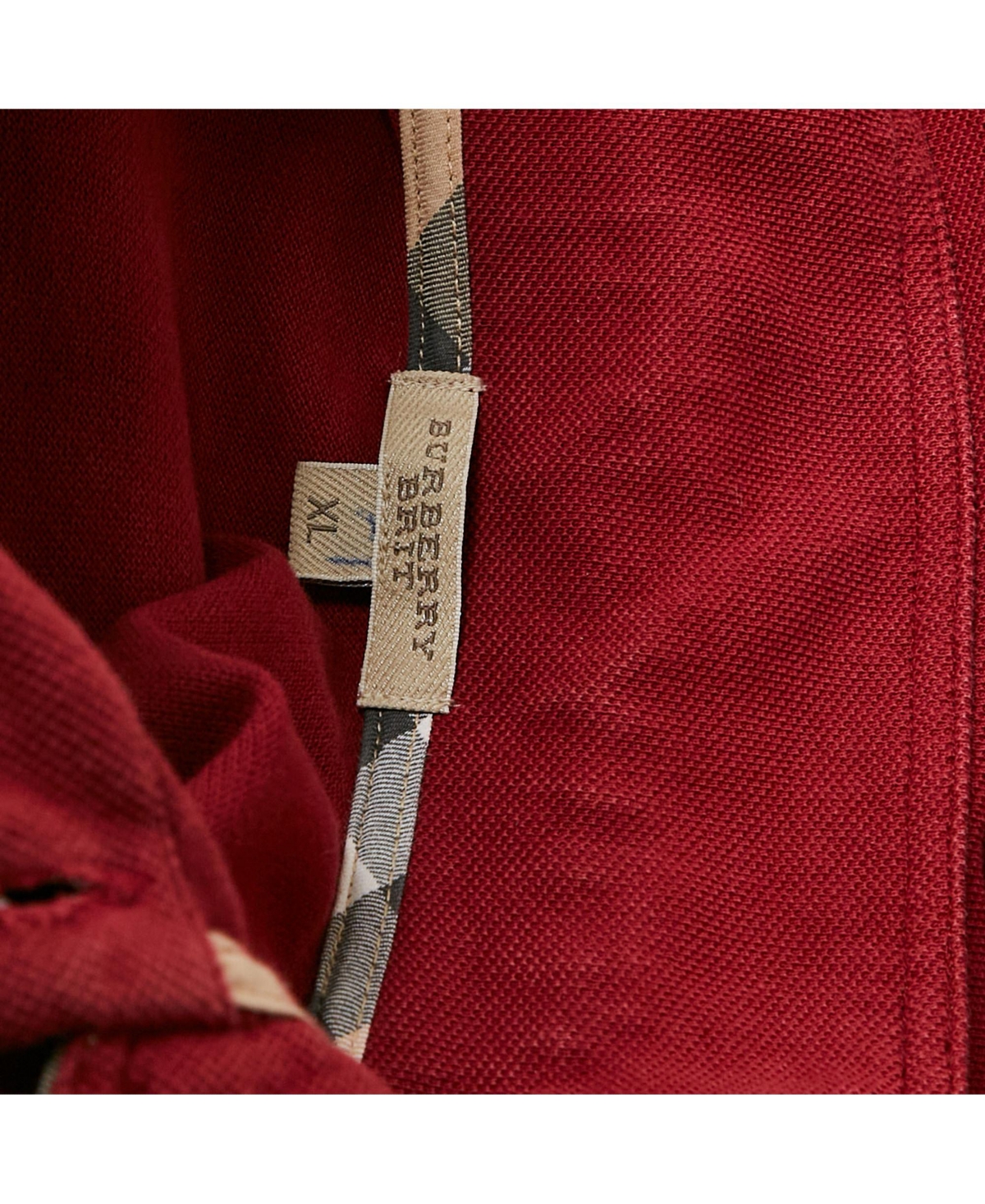 Pre-Owned Burberry Men's Logo Embroidered Cotton Pique Polo T-Shirt