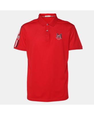 Men's Cotton Pique Logo Patch Polo T-Shirt