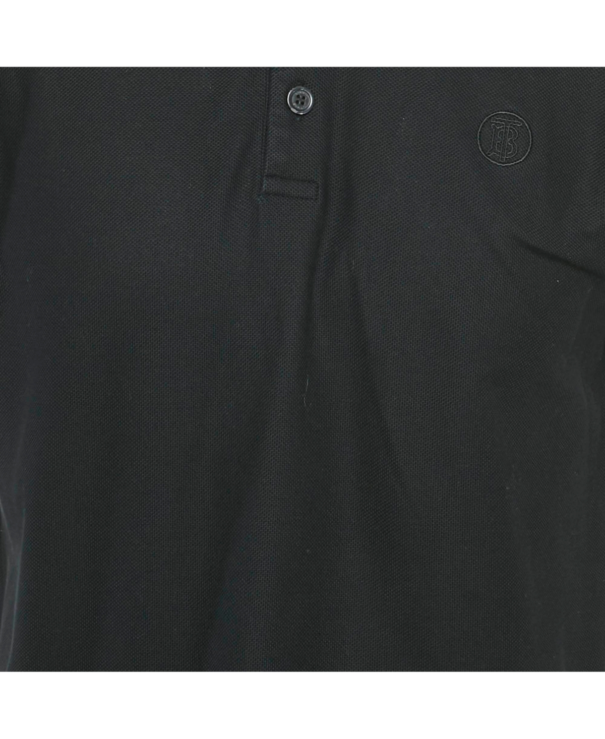 Pre-Owned Burberry Men's Logo Embroidered Cotton Polo T-Shirt