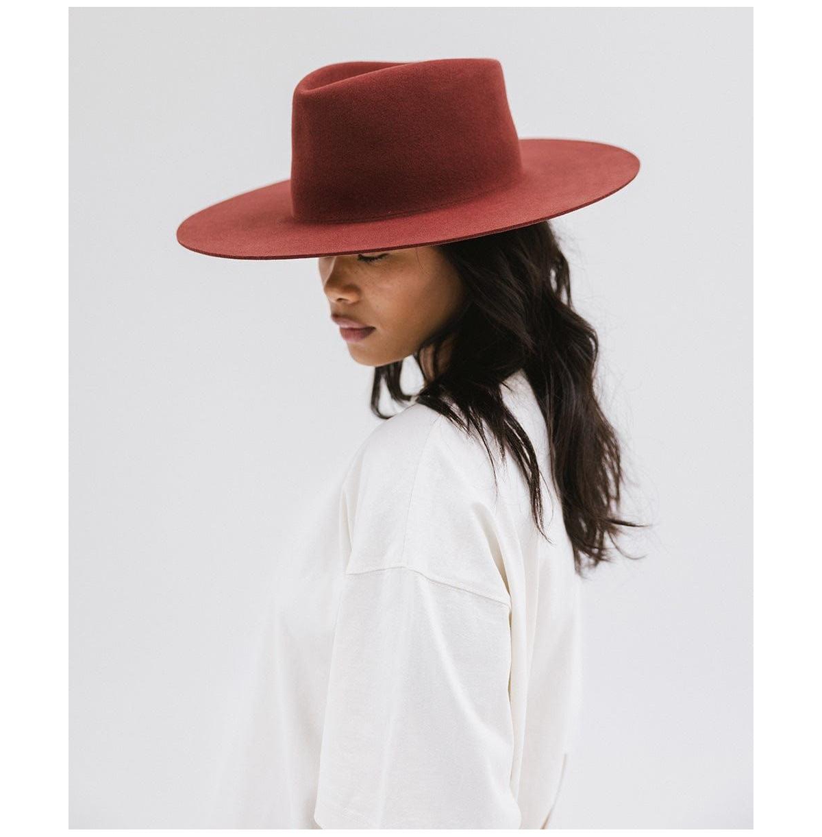 Dakota Wide Brim Felt Hat with Triangle Crown for Stylish Protection