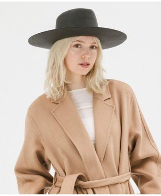 Dakota Wide Brim Felt Hat with Triangle Crown for Ultimate Style and Protection