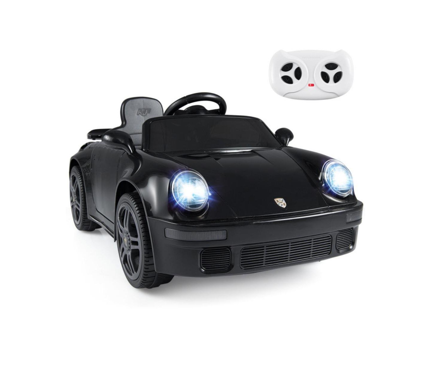 Детская игрушка HONGGE 12V Electric Ride On Car with Remote Control and Music, цвет: Чёрный — фото 1