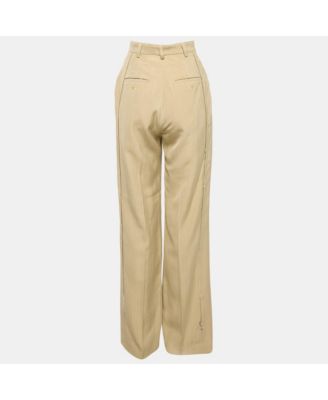 Women's Silk Blend High Rise Le Papier Trousers