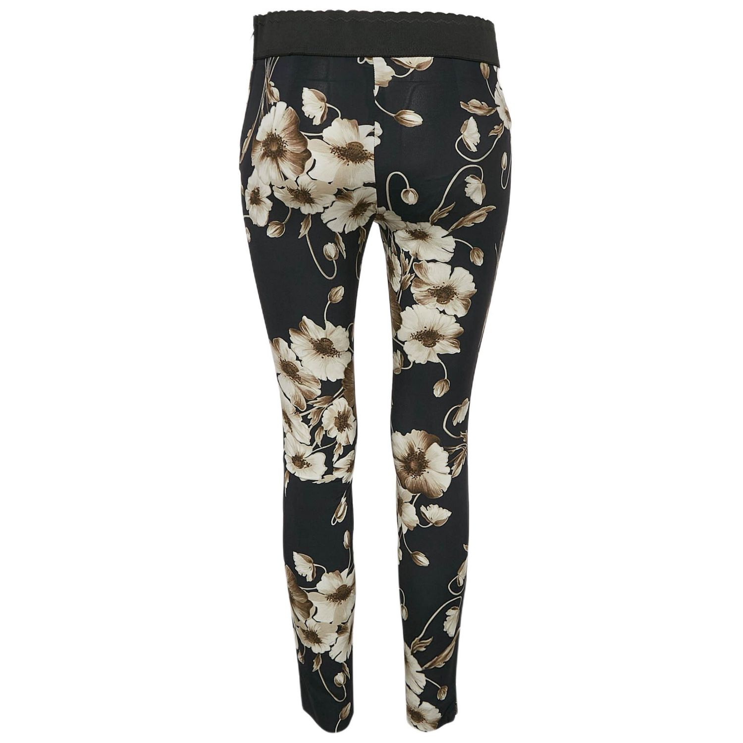 Women's Floral Print Silk Blend Pants