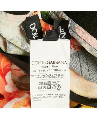 Women's Black Floral Crepe Trousers