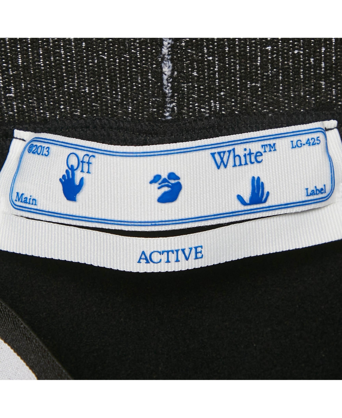 Pre-Owned Off-White Jersey Drawstring Active Leggings