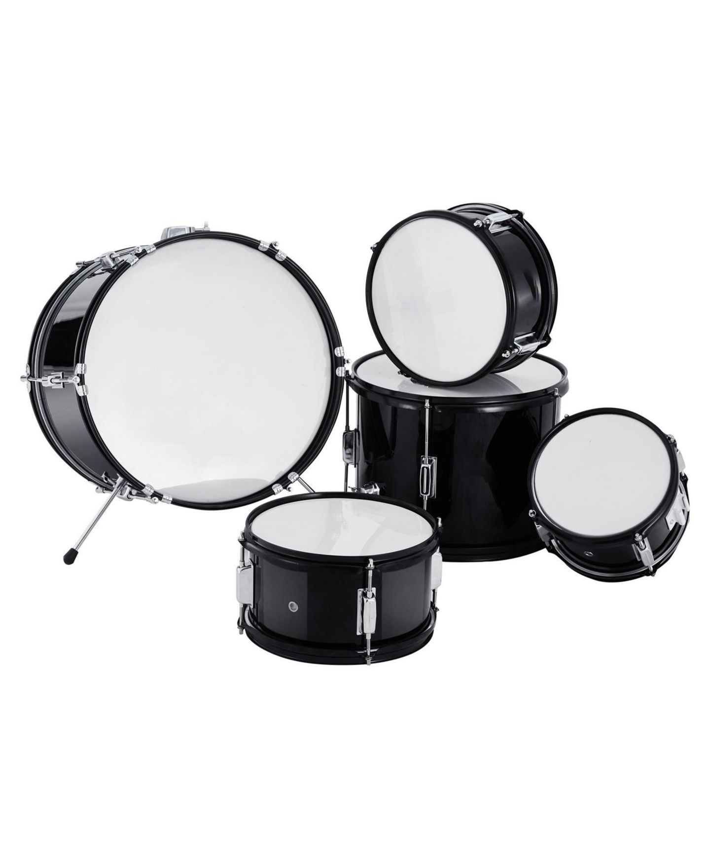 Детские игрушки SUGIFT Beginner Full Size Drum Kit, 5-Piece, Ages 6+, цвет: Чёрный — фото 11