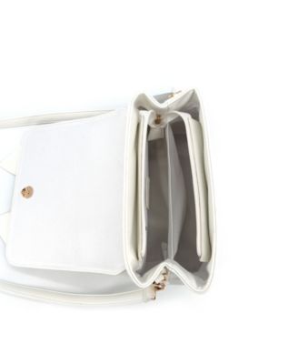 Noble Cross-Bow Embossed Small Satchel Bag