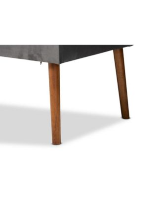 Alvis 2-Pc. Wood Mid-Century Dining Nook Banquette Set