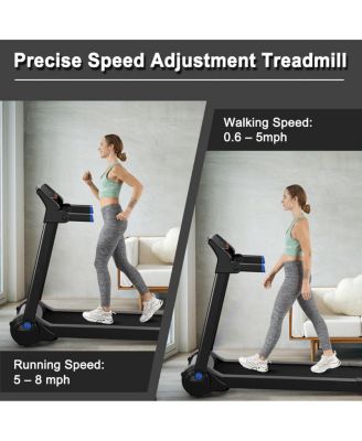 3HP Electric Folding Treadmill with Bluetooth Speaker