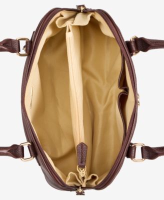 Pieced Dome Satchel, Exclusively at Macy's 