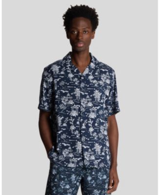 Men's Botanical Garden Print Resort Shirt