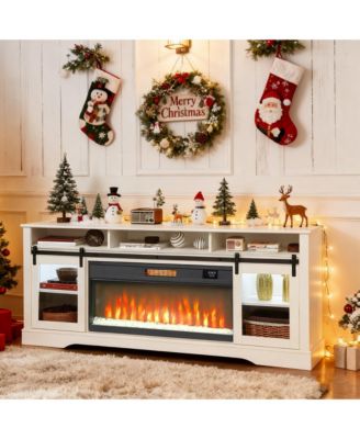 Modern Electric Fireplace TV Sd for TVs Up to 80 Inches,