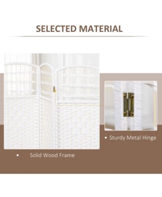 3 Panel Room Divider Folding Privacy Screen 5.6' Room Separator